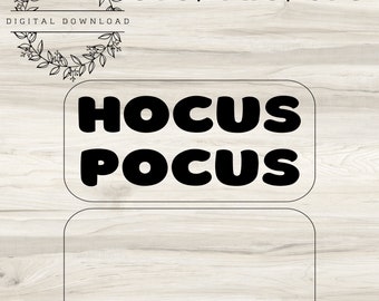 Hocus Pocus Puzzle SVG