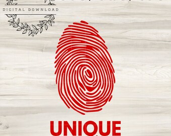 Unique Fingerprint Digital File