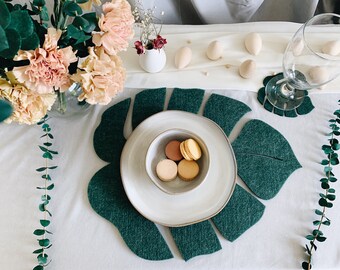 Monstera Leaf Table Etsy