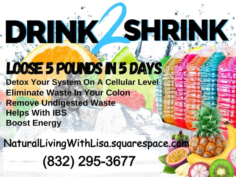 Drink 2 Shrink With Lisa Etsy