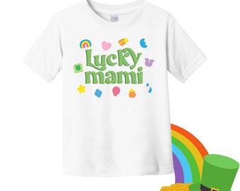 Lucky Mami T-shirt - Mami & Me t-shirts - Lucky Charms - Feeling Lucky -
