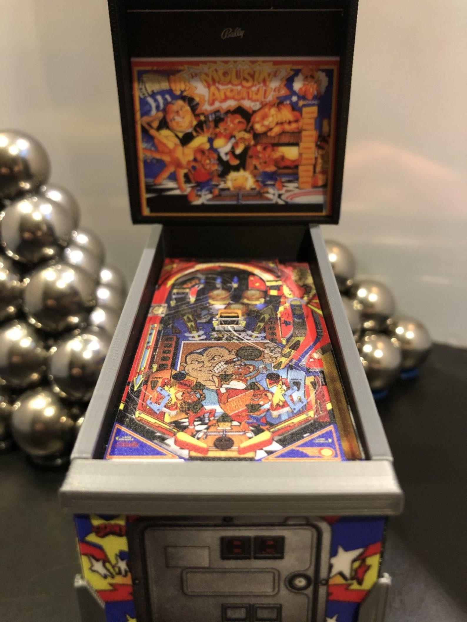 Mousin Around Mini Pinball / Xmas Ornament Etsy