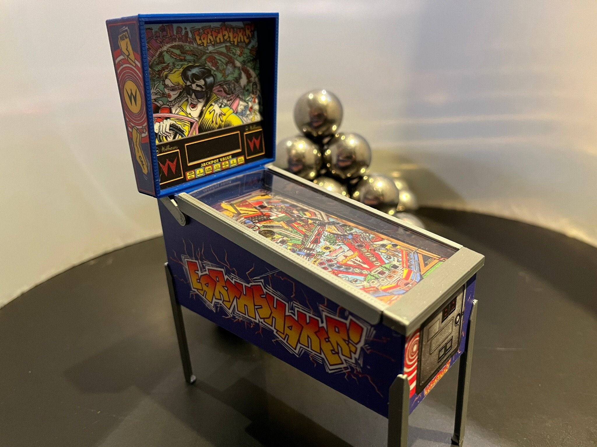 Miniatura Pinball Colecionável Cosmic Taito Escala 1/12 - EV