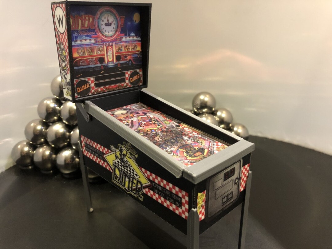 Diner Mini Pinball / Xmas Ornament Etsy