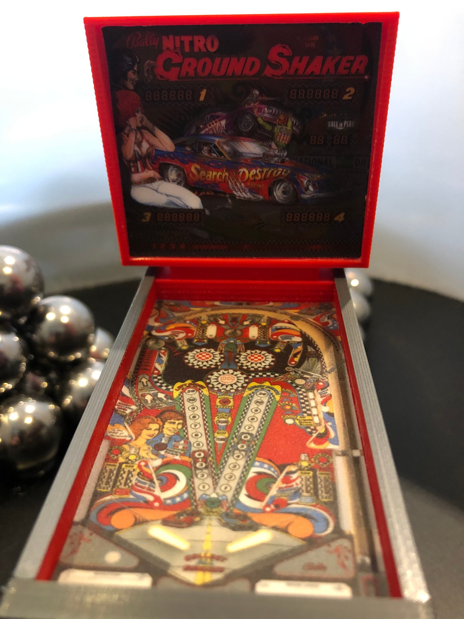 Mini Pinball / Xmas Ornament Nitro Ground Shaker Etsy