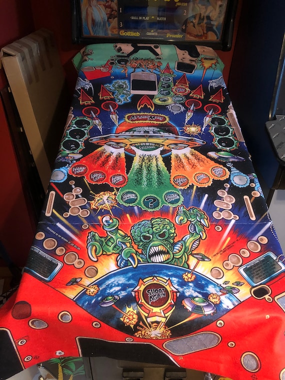 Revenge From Mars Pinball Playfield Beach Towel Etsy