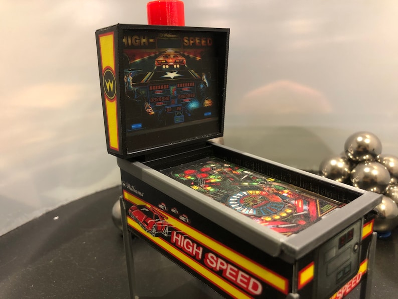 Mini Pinball / Xmas Ornament. High Speed Etsy