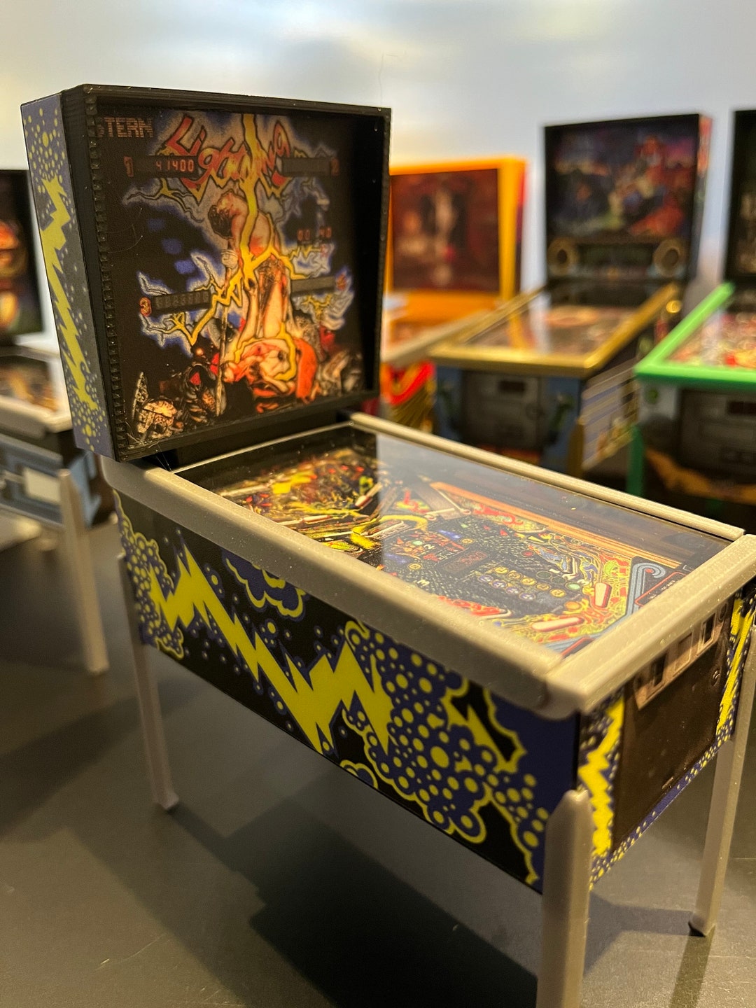 Lightning Mini Pinball / Xmas Ornament Etsy