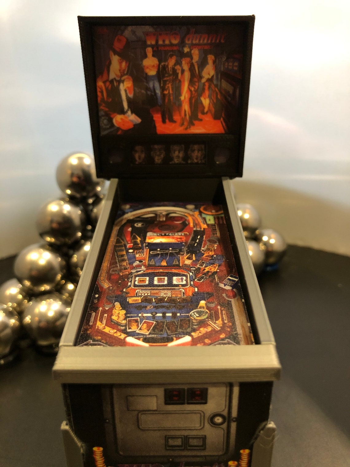 Who Dunnit Mini Pinball / Xmas Ornament Etsy