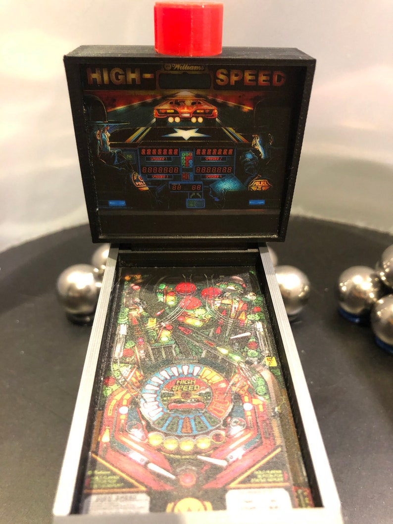 Mini Pinball / Xmas Ornament. High Speed Etsy