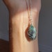 Emerald Necklace Natural Untreated Emerald / Love & Good Fortune / Honesty and Harmony / Heart Chakra / Reiki Infused