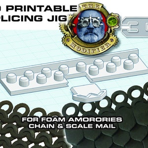 3D Printable Splicing Jig for Foam Amorories Chain Mail