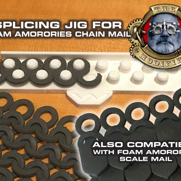 Foam Amorories Chain Mail Splicing Jig