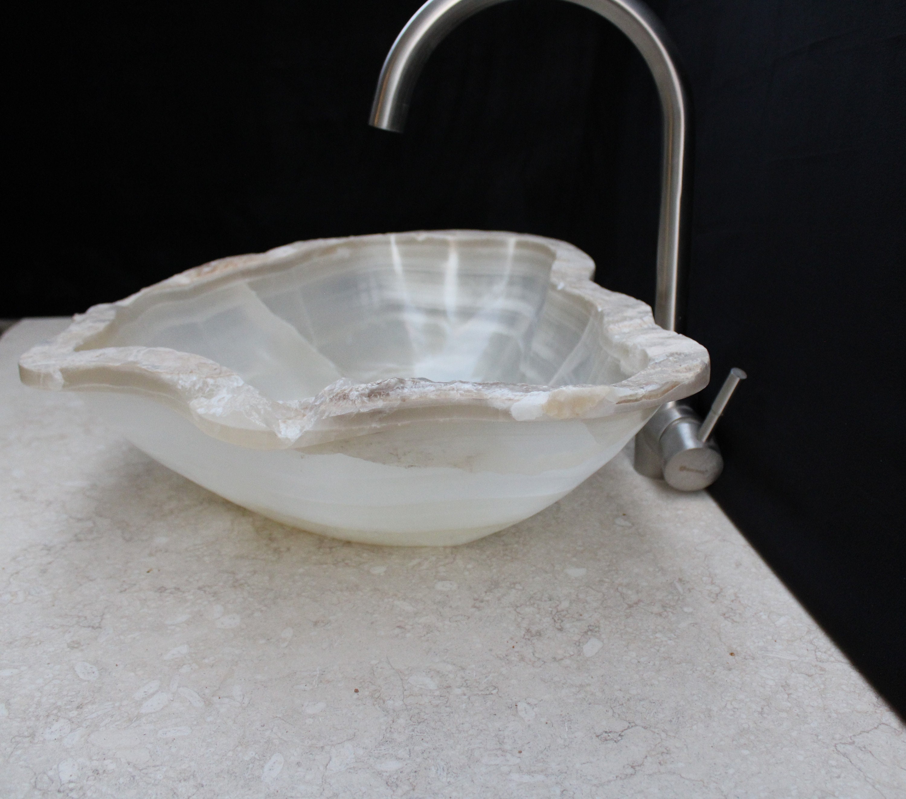 Crystal Onyx Stone Bathroom Vessel Sink Bathroom Vanity Sink Etsy