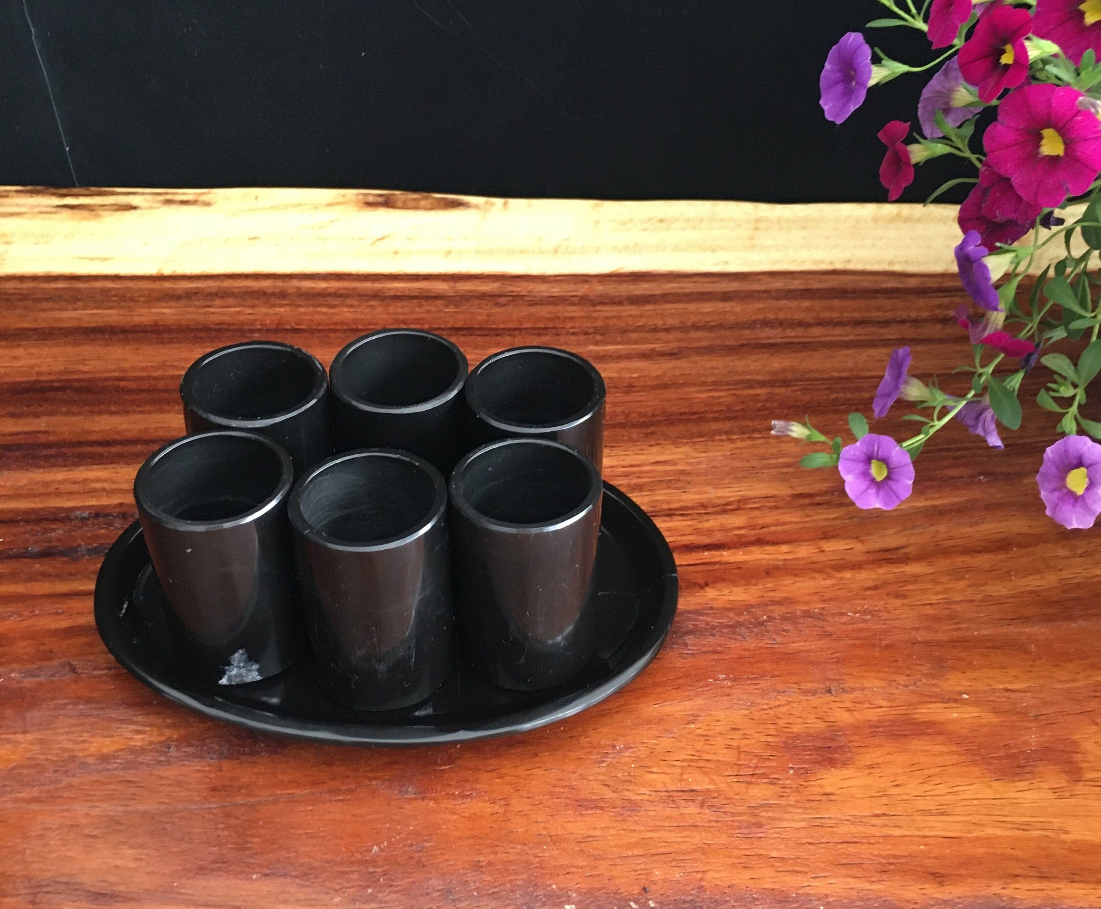 onyx Stone Shot Glasses