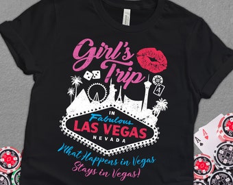 Vegas Girls Trip Shirt, Group Matching Shirts Las Vegas Trip Bachelorette Wedding Party Shirt, Girls Trip Shirt, Fun Bestie Gift