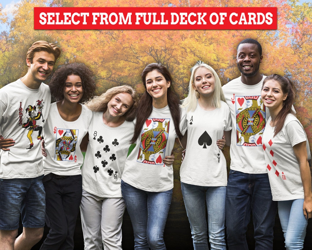 Deck of Cards Group Group Halloween Tshirts Matching Playing Etsy