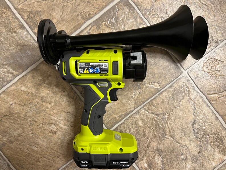 Ryobi 18v Drill Air Horn Train Horn With Battery and Charger Etsy Canada