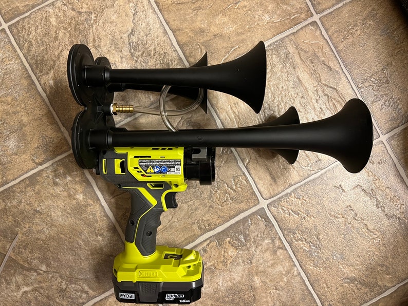 Ryobi 18v Drill Quad Air Horn Train Horn With Battery and Etsy Norway