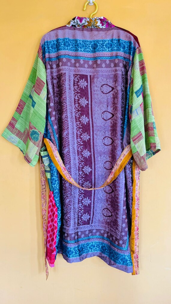 Assorted Silk Robe Kimono Sleeves - Bridal short … - image 3