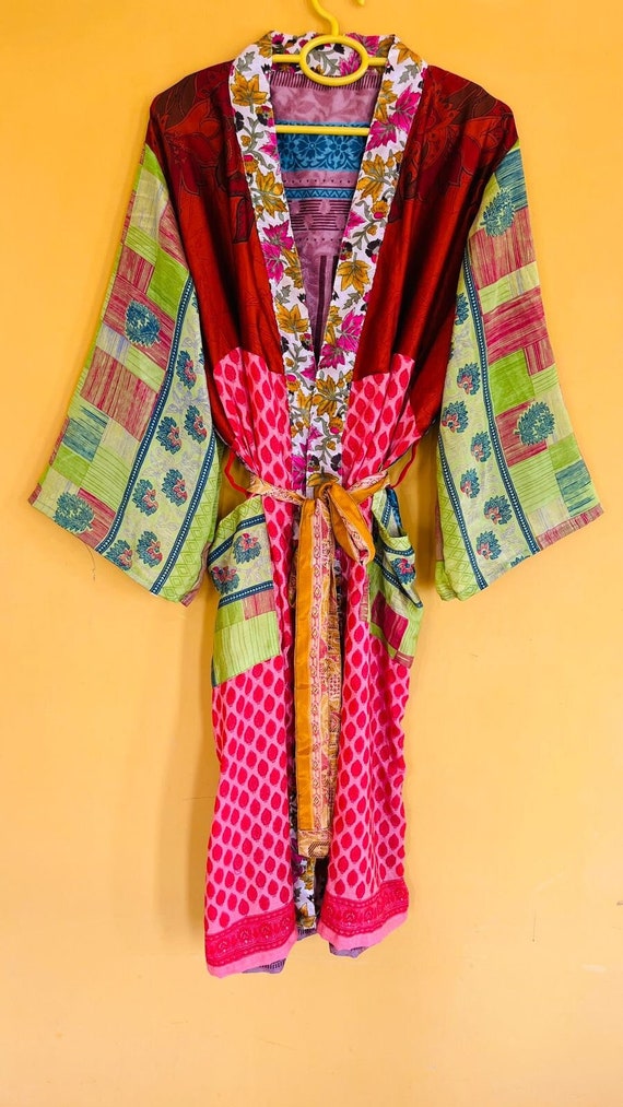 Assorted Silk Robe Kimono Sleeves - Bridal short … - image 1