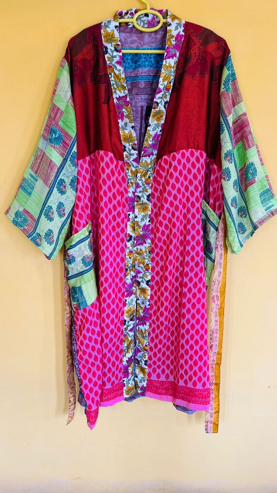 Assorted Silk Robe Kimono Sleeves - Bridal short … - image 4