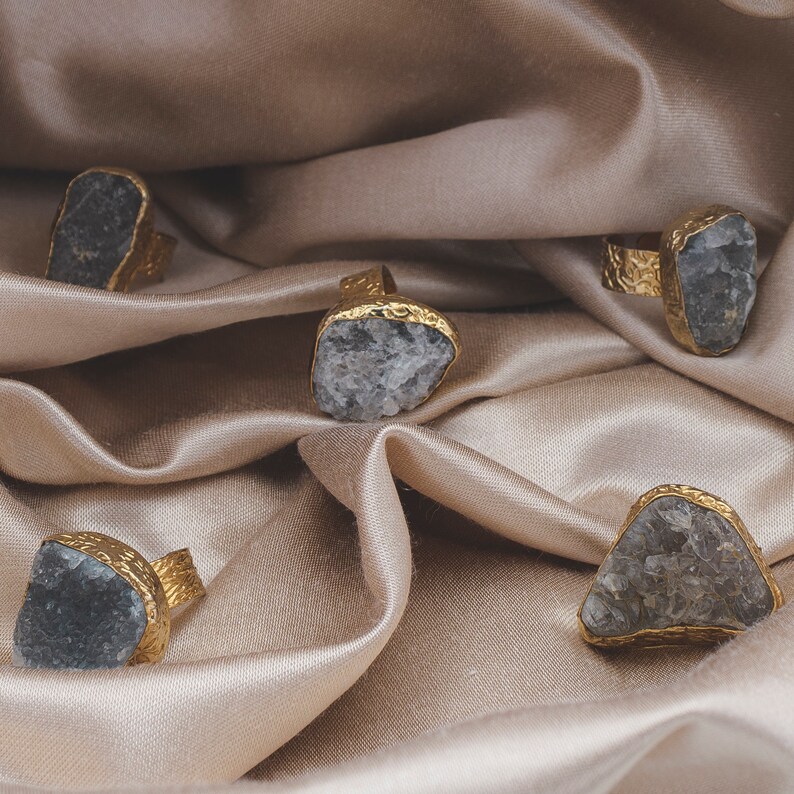 Different Shaped Amethyst Rings for All ColorsNatural Real image 1