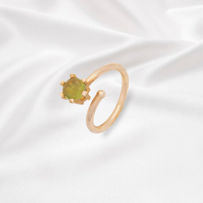 For Any Style Zircon Open Ring Special Natural Ring image 0