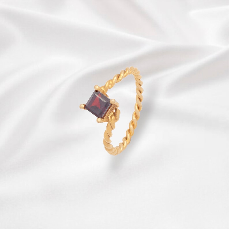 Glamorous Zircon Handmade Adjustable Ring Special Natural image 0