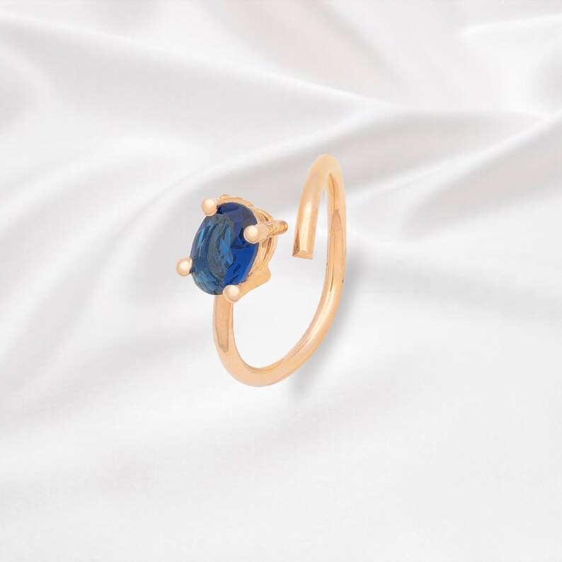 Color Option Nice Looking Zircon Open RingExclusive Natural image 0