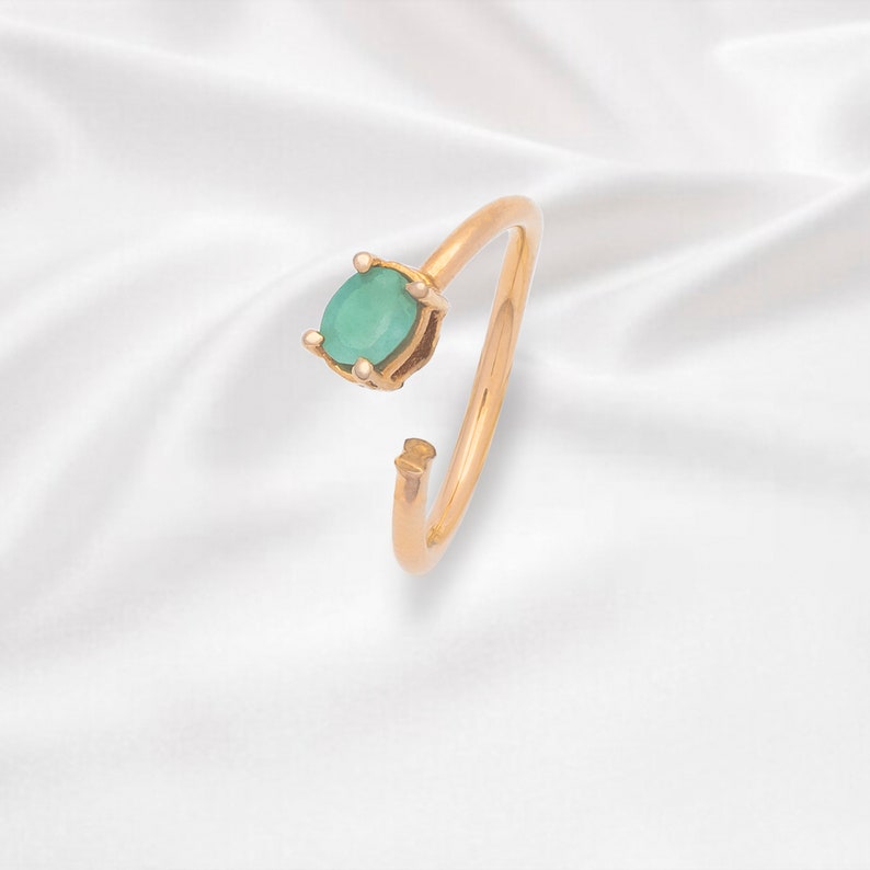 Quality Workmanship Zircon Open Ring Special Natural Ring image 0