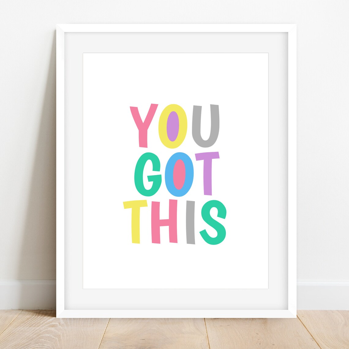 You Got This, Kids Wall Art, Playroom Wall Art, Kids Motivational Wall ...