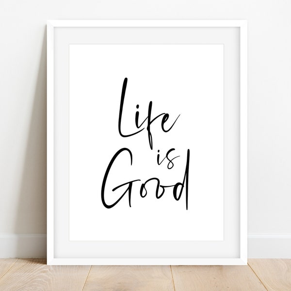 Good Life Wall Art Etsy