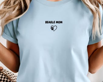 Comfort Colors® Beagle Mama Shirt, Hunde Mama Shirt, Beagle-Liebhaber Shirt, Haustier Mama Shirt, Geschenk für Beagle Mama, Hunderasse Shirt, süße Hunde Mama