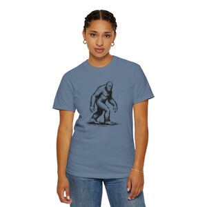 Bigfoot Comfort Colors Oversized Tee, Yeti tshirt, Sasquatch Tee, Vintage Style Sasquatch tshirt, cool Yeti tshirt - Unisex T-Shirt image 8