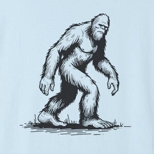 Bigfoot Comfort Colors Oversized Tee, Yeti tshirt, Sasquatch Tshirt Vintage Style Sasquatch t-shirt, cool Yeti tshirt - Unisex T-Shirt