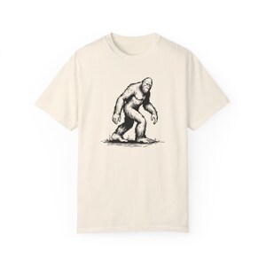 Bigfoot Comfort Colors Oversized Tee, Yeti tshirt, Sasquatch Tee, Vintage Style Sasquatch tshirt, cool Yeti tshirt - Unisex T-Shirt image 3