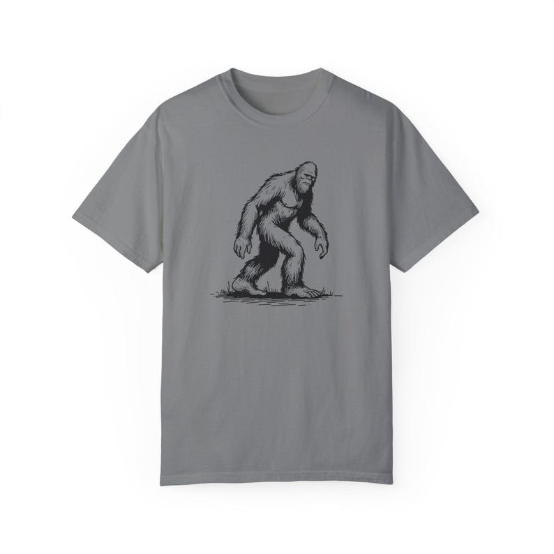 Bigfoot Comfort Colors Oversized Tee, Yeti tshirt, Sasquatch Tee, Vintage Style Sasquatch tshirt, cool Yeti tshirt - Unisex T-Shirt image 6