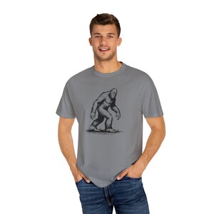 Bigfoot Comfort Colors Oversized Tee, Yeti tshirt, Sasquatch Tee, Vintage Style Sasquatch tshirt, cool Yeti tshirt - Unisex T-Shirt image 7