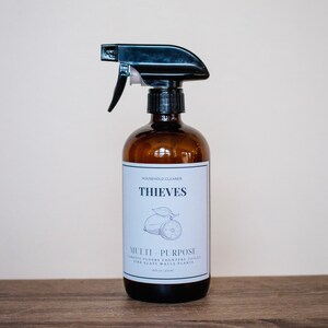 Thieves Cleaning Labels, Thieves Household Cleaner Labels, Multi-purpose, Modern Labels, Young ...