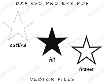 Star shape SVG | Star shape 5 point | Five angle star svg | Stare shape outline | Star shape fill | Star shape frame