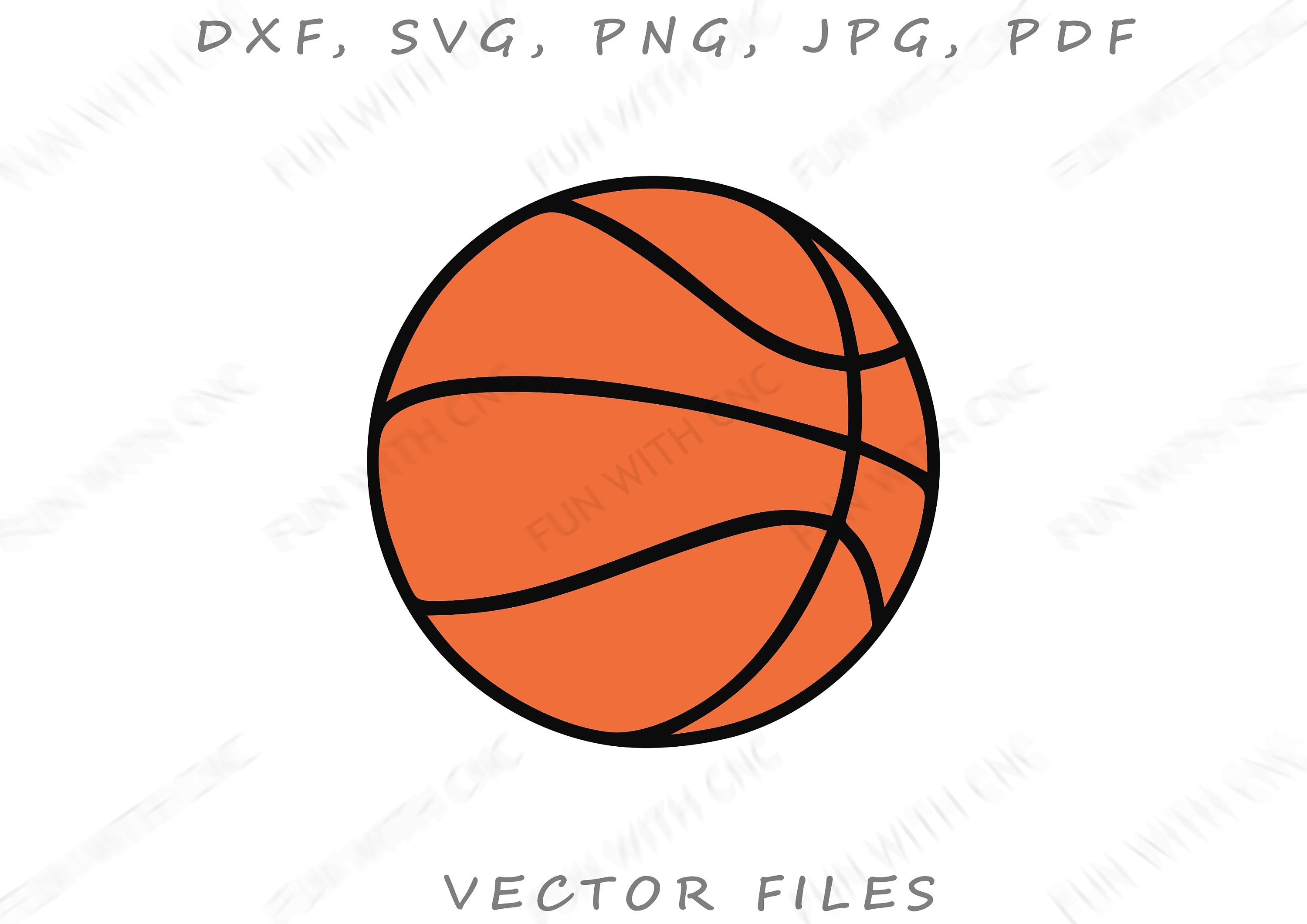 Basketball ball drawing
