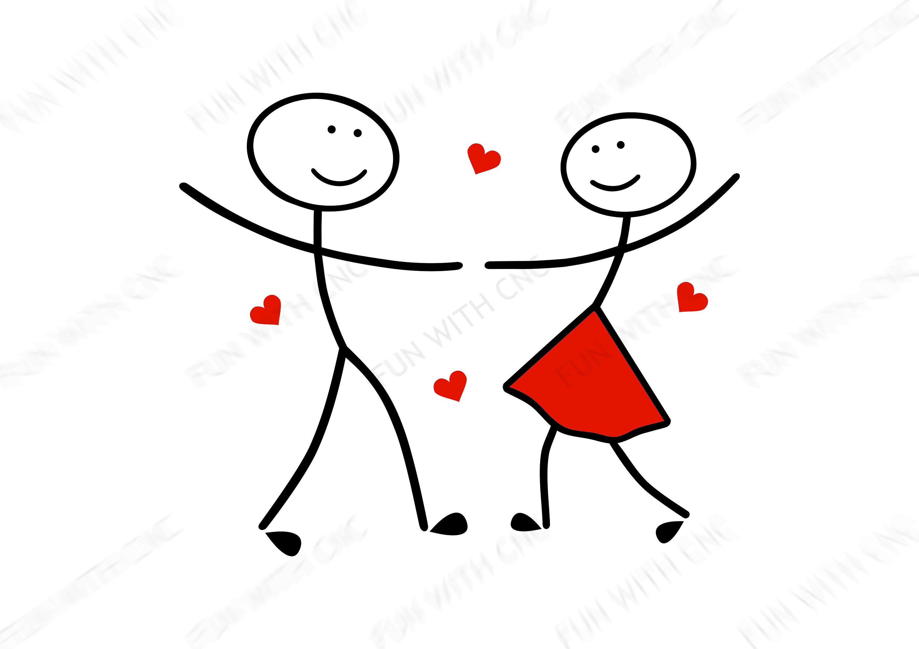 Cute Couple Dancing With Love Dance Couple Stick Figures Clipart Couple