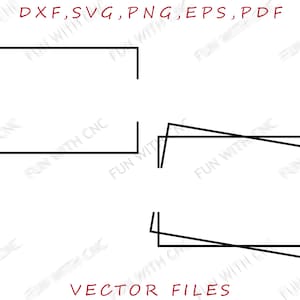 Rectangle Frame Split Svg | Single line rectangle | Double line rectangle split | Geometric shapes | Basic Rectangle Frame