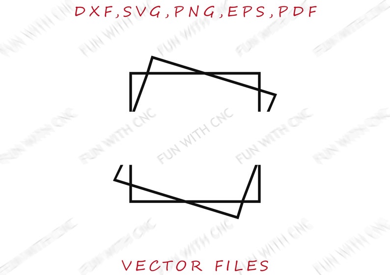 Square Frame Split Svg | Geometric Shapes | Basic Square Frame Split ...