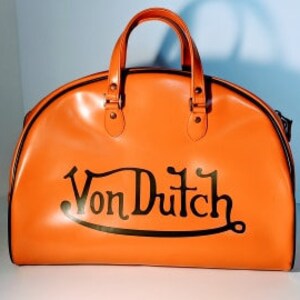 RARE Bag of Bowling Orange Vintage Von Dutch Purse Von Dutch Etsy