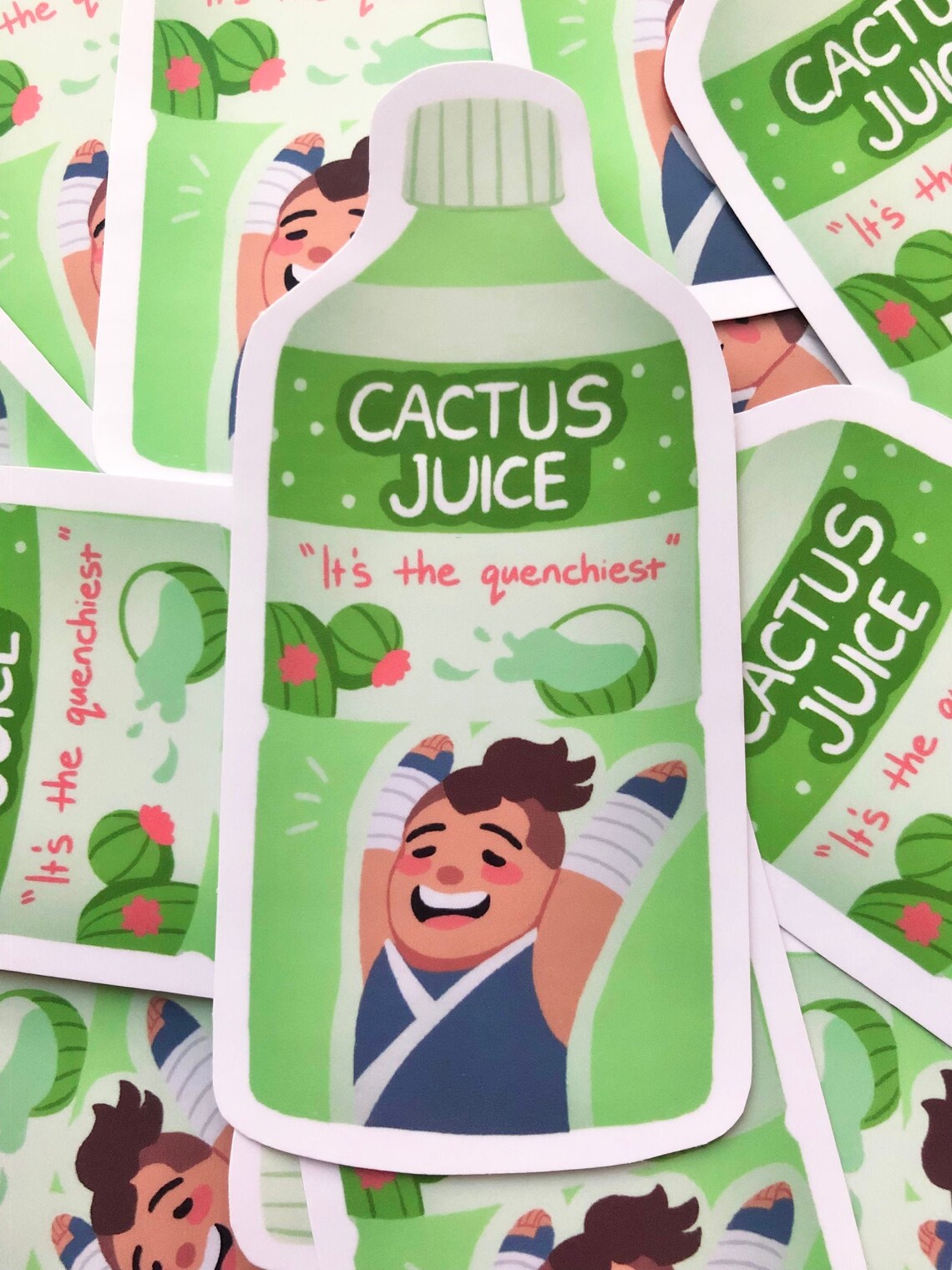 Sokka Cactus Juice Avatar the Last Airbender Glossy Vinyl Etsy