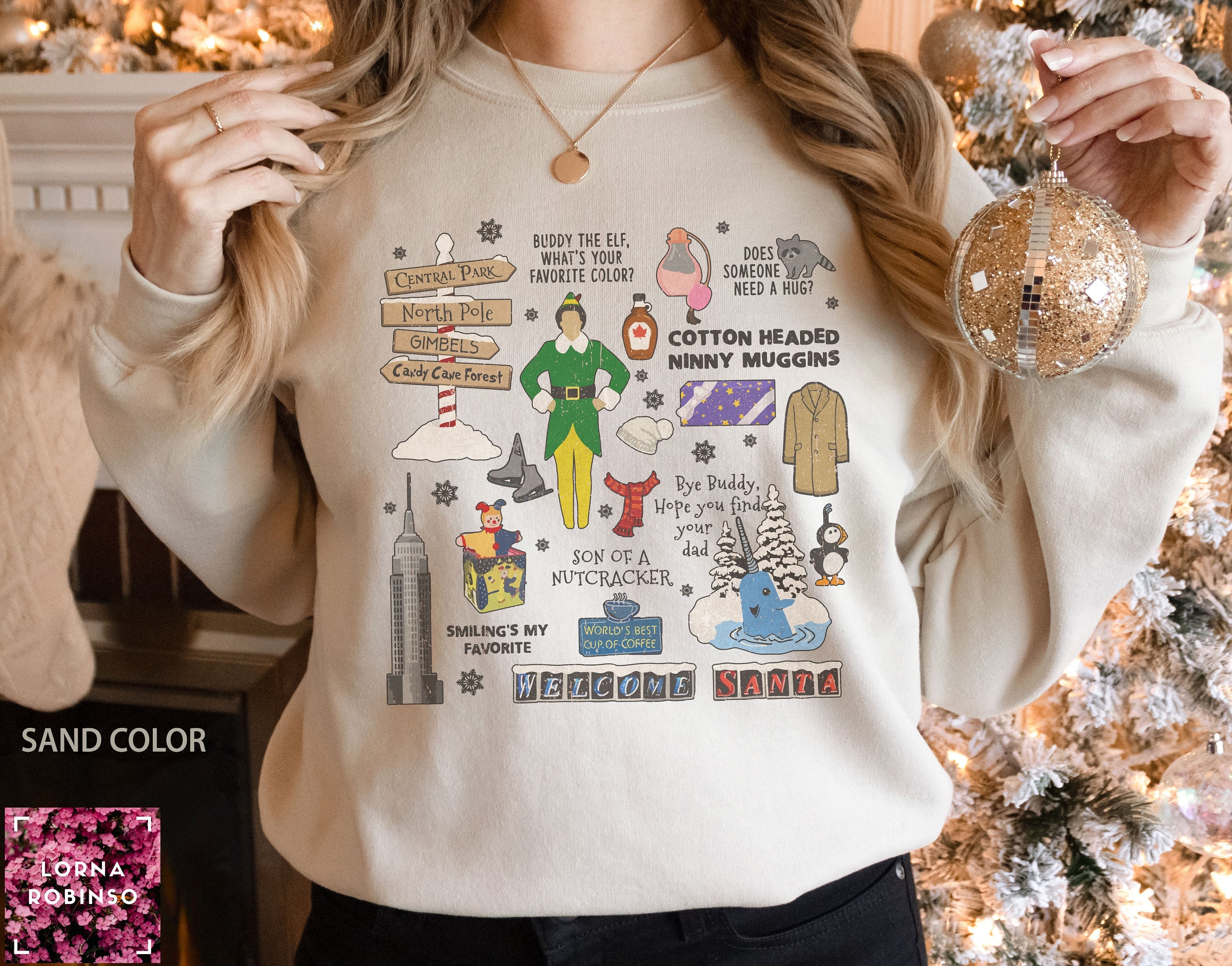 Discover Retro Buddy The Elf Christmas Sweatshirt