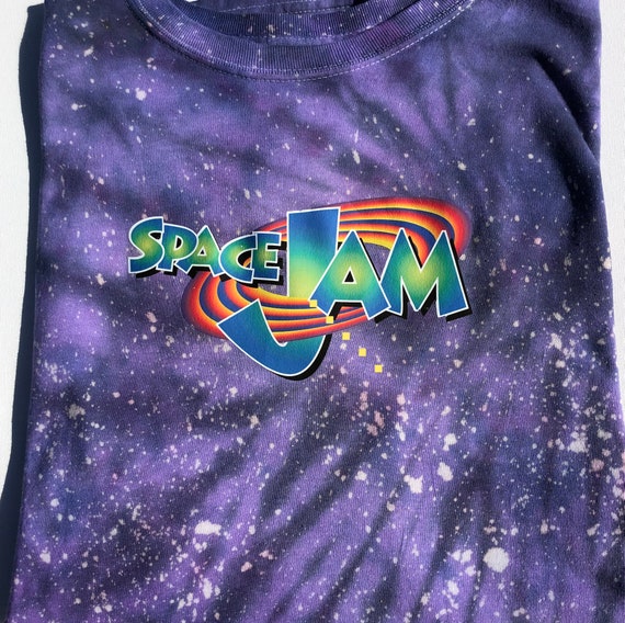 Space Jam Purple Tie Dye T-shirt. | Etsy