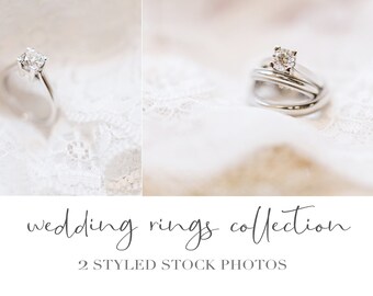 Trauringe Stock Photo Bundle: Gestylte Fotografie (Digitaler Download)